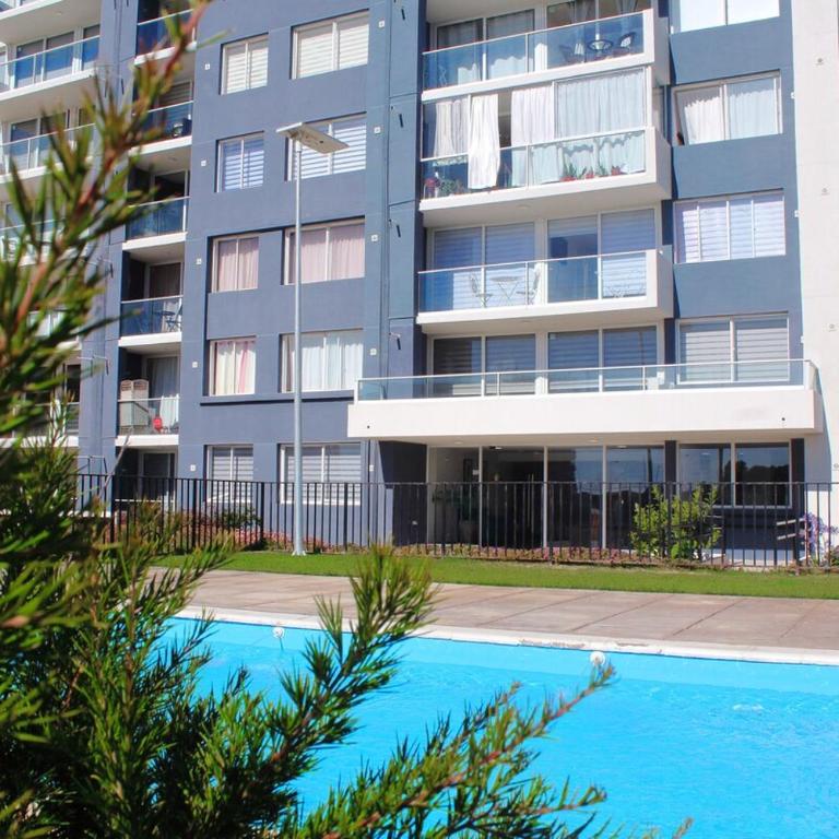 Dpto primer piso con piscina cerca de playa el Faro - Two-Bedroom Apartment - 8