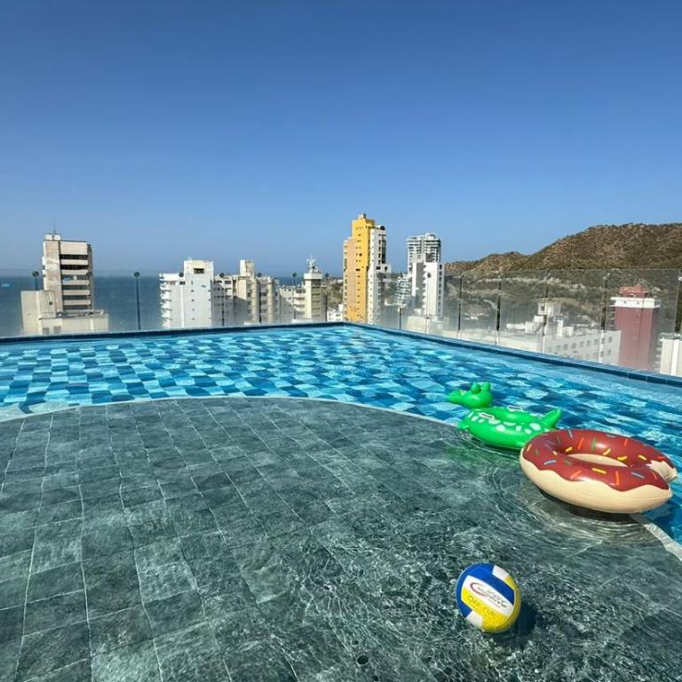 Apartamento con piscina Edificio sky Tower - Apartamento con terraza - 22