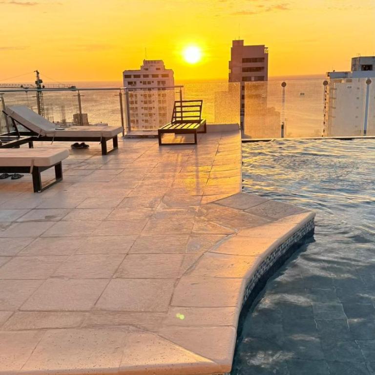Apartamento con piscina Edificio sky Tower - Apartamento con terraza - 20