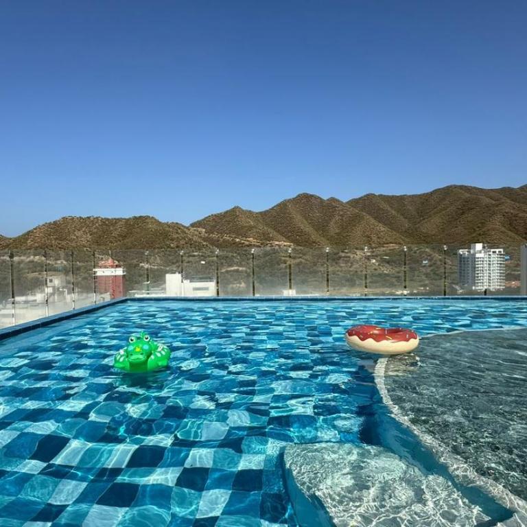 Apartamento con piscina Edificio sky Tower - Apartamento con terraza - 21