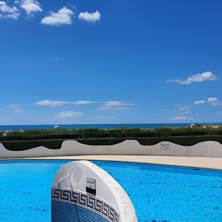 Studio 4 pers, 1ère ligne, Piscine, Vue mer latérale - Apartamento Estudio con vistas al mar - 5