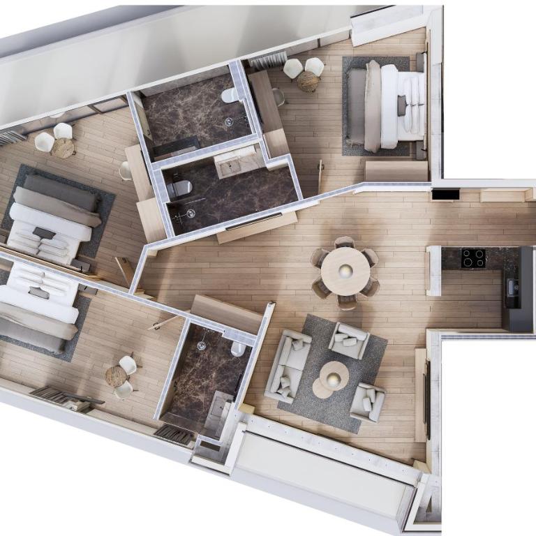 Chalet Ischgl - Modern Luxury Residences - Apartment mit 3 Schlafzimmern - 16