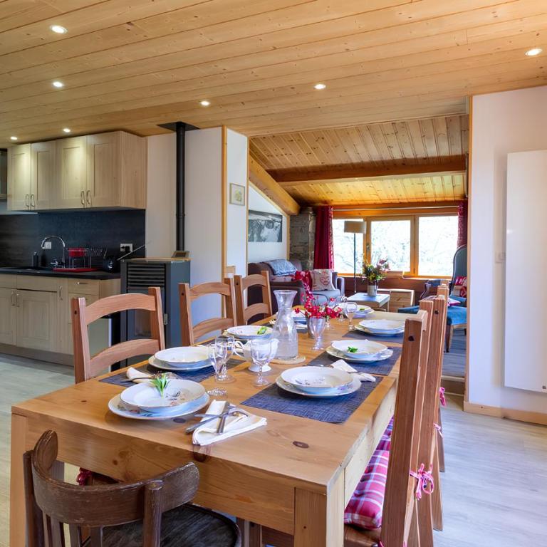 Chalet 8 personnes, face aux montagnes - Chalet 3 Chambres - 4