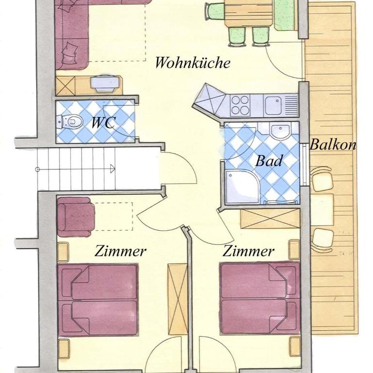 Pfandlinghof - Apartment mit 2 Schlafzimmern - 10