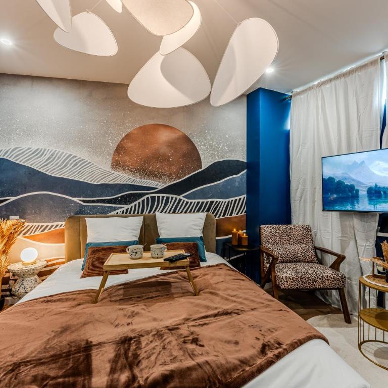 Hyper-centre, Entre Ciel et Mer, Spa et Sauna - One-Bedroom Apartment with Spa Bath - 17