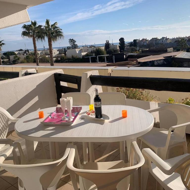 668 Appartement 4 pers Port Nature 5 coursives face Waiki - Appartamento con 1 Camera da Letto, Balcone e Vista Mare - 12