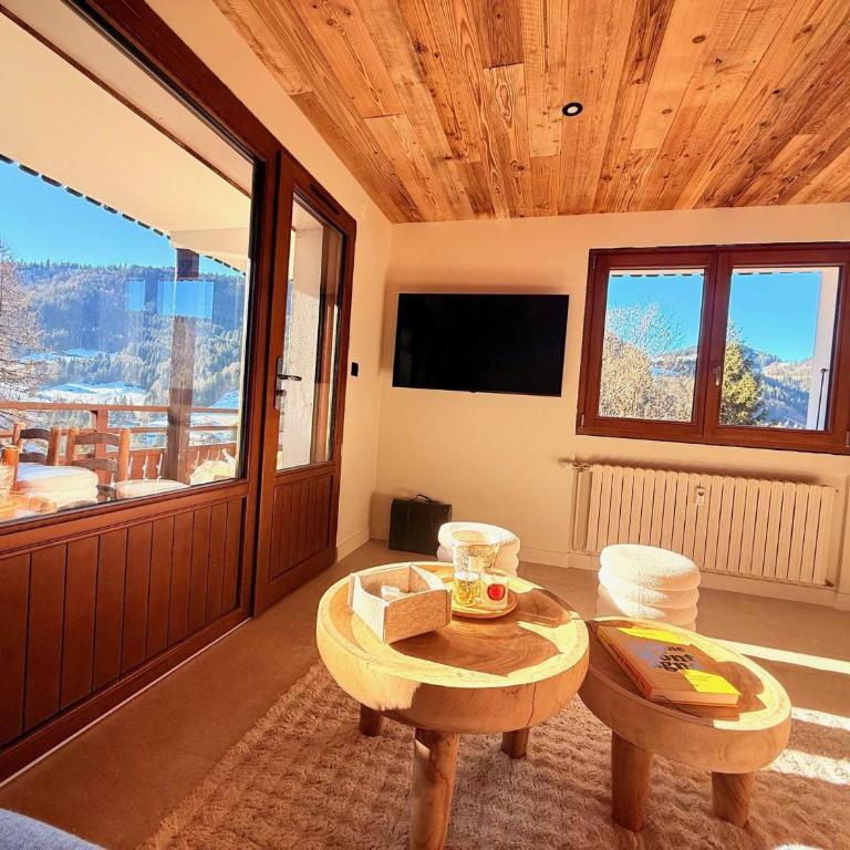 Appartement 2 chambres avec balcon, parking et Wi-Fi à La Clusaz - FR-1-459-236 - Apartment - 8