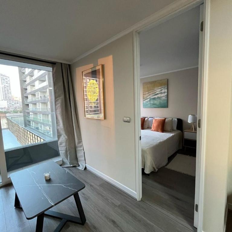 Moderno y luminoso depto en Ñuñoa - One-Bedroom Apartment - 3