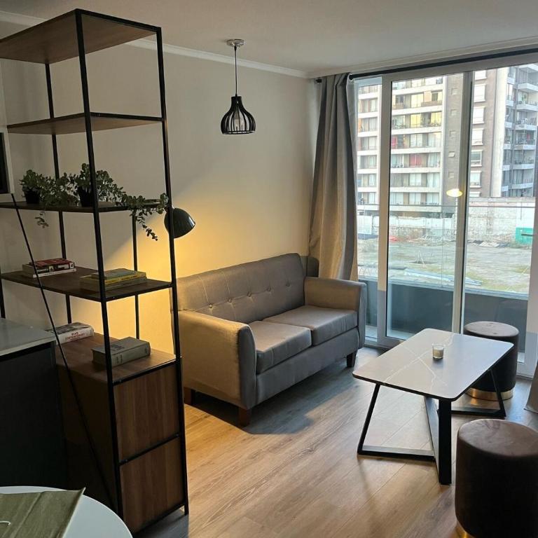 Moderno y luminoso depto en Ñuñoa - One-Bedroom Apartment - 5