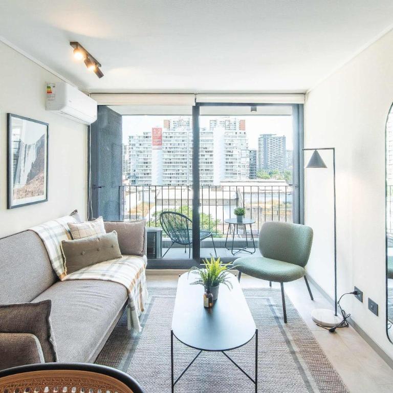 HOM I Cercano al Metro I Wifi I Terraza I Nunoa - Apartment - 1