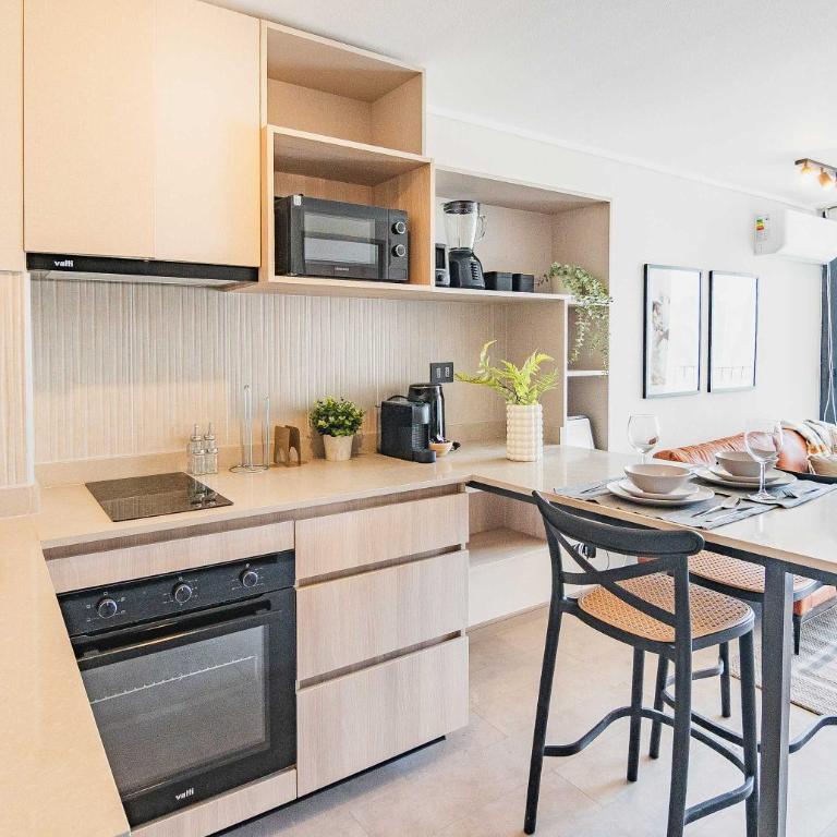 HOM I Cercano al Metro I Wifi I Terraza I Nunoa - Apartment - 4