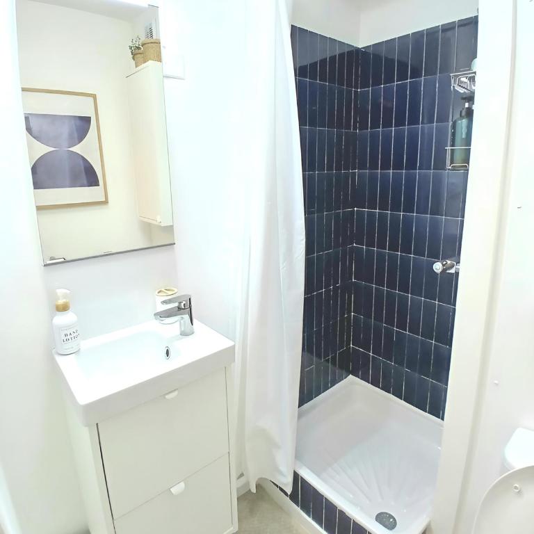 Studio 4 pers, 1ère ligne, Piscine, Vue mer latérale - Apartamento Estudio con vistas al mar - 13