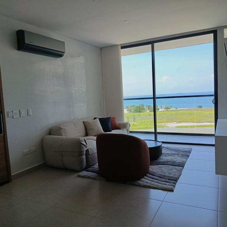 Santa Marta, Salinas del Mar apartamento suite con vista directa al mar - Apartamento de 2 dormitorios - 4