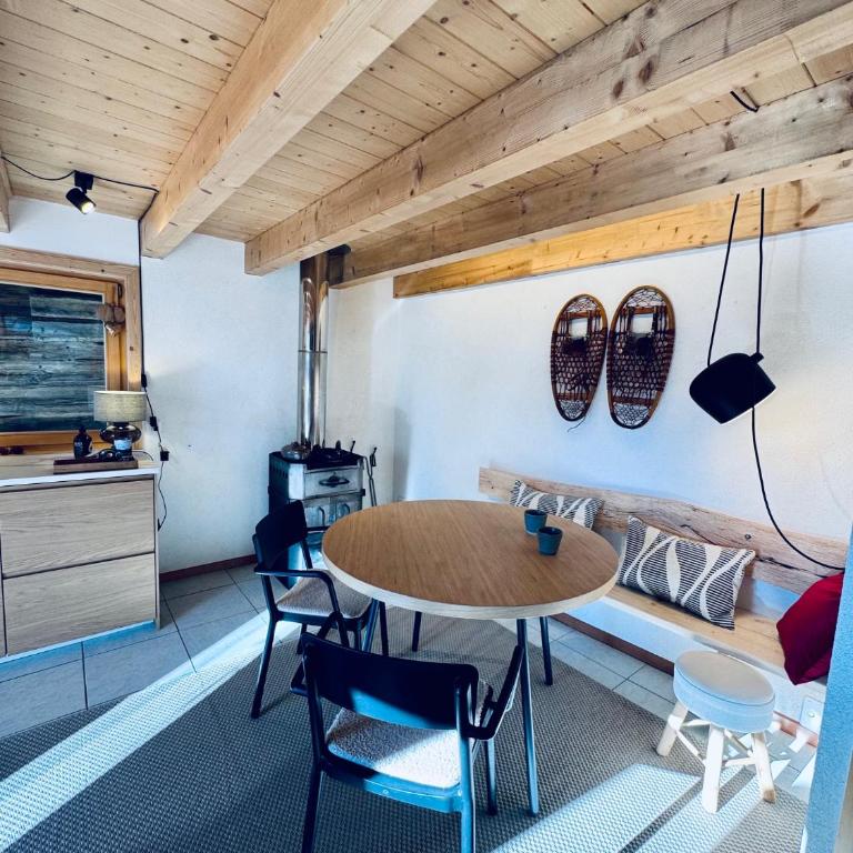 Hüttli Chalet Weitblick 10 Minuten zur Skigondel und Aletschgletscher - Apartment mit 1 Schlafzimmer - 1