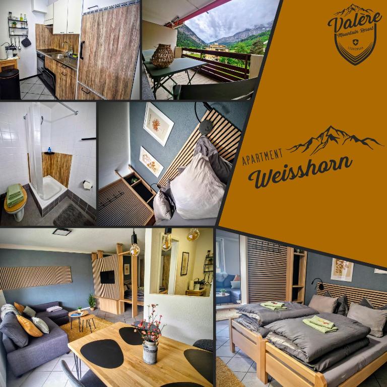 Valère Mountain Resort Leukerbad - Estudio con vistas a las montañas - 1