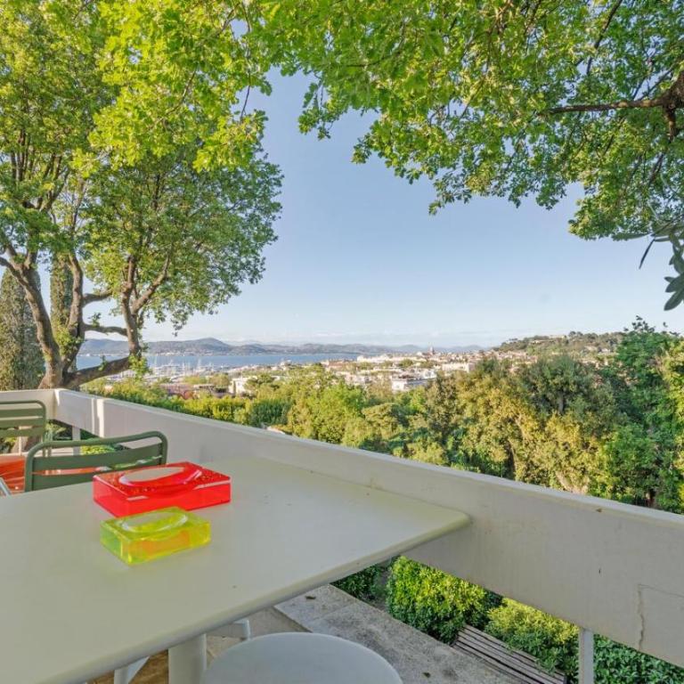 Le village et la mer, élégance et panorama avec parking privé - Apartment mit 2 Schlafzimmern, einem Balkon und Meerblick - 3