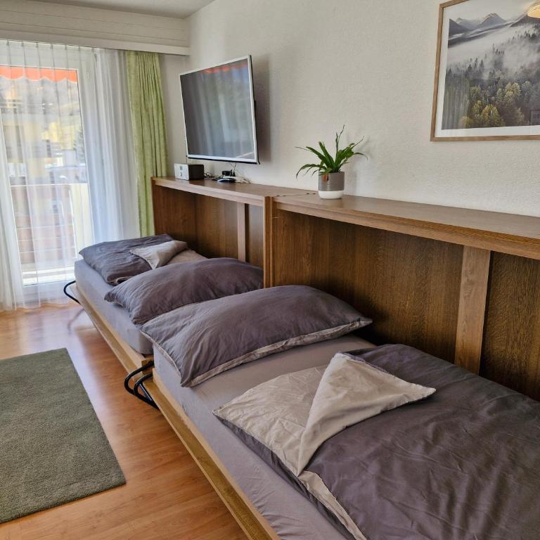 Valère Mountain Resort Leukerbad - Apartamento de 1 dormitorio con balcón y vistas a la montaña - 14