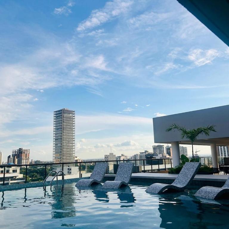 Smart apartment with pool and views of SCZ Equipetrol - One-Bedroom Apartment - 39