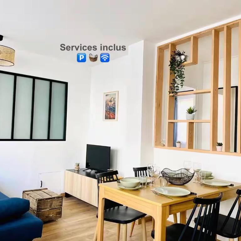 L'Écrin - 2 Bedrooms - Large free parking & Close to Tram - Appartement 2 Chambres - 1