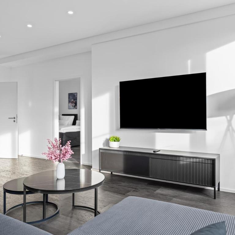 Illler Homes Memmingen Moderne Fewos für bis zu 7 Pers mit Küche & Parkplätzen, teilweise mit Terrasse - Apartment mit 2 Schlafzimmern - 8