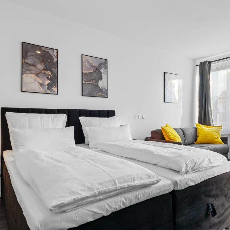 Illler Homes Memmingen Moderne Fewos für bis zu 7 Pers mit Küche & Parkplätzen, teilweise mit Terrasse - Apartment mit 2 Schlafzimmern - 19