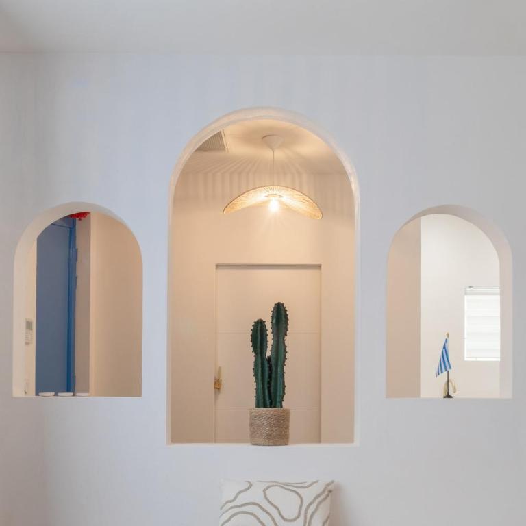 Suite romantique Santorini avec Balnéo & Sauna - Appartement 1 Chambre - 21