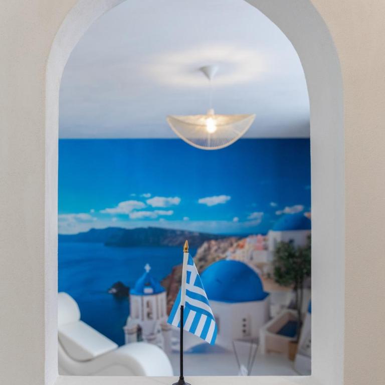 Suite romantique Santorini avec Balnéo & Sauna - Appartement 1 Chambre - 20