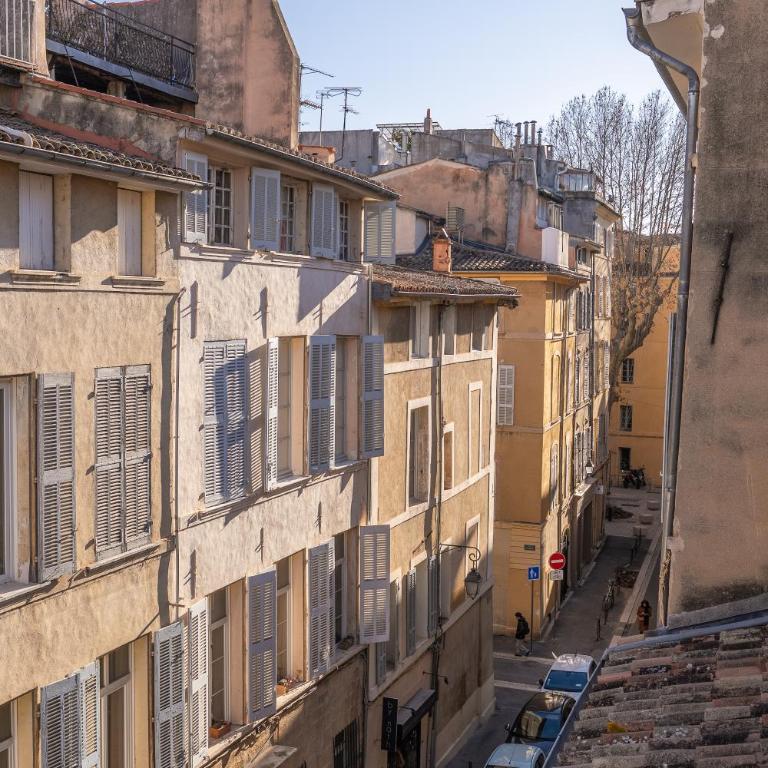 Le Chastel, T3, Aix Centre Ville - Apartamento de 2 dormitorios con vistas - 32