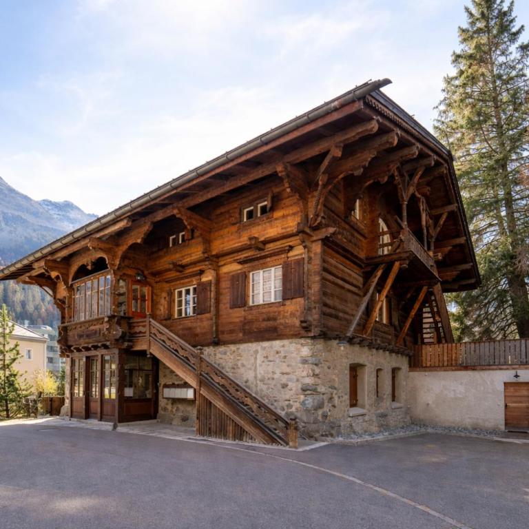 chalet st Moritz 3 bdr terrace - Apartment - 1