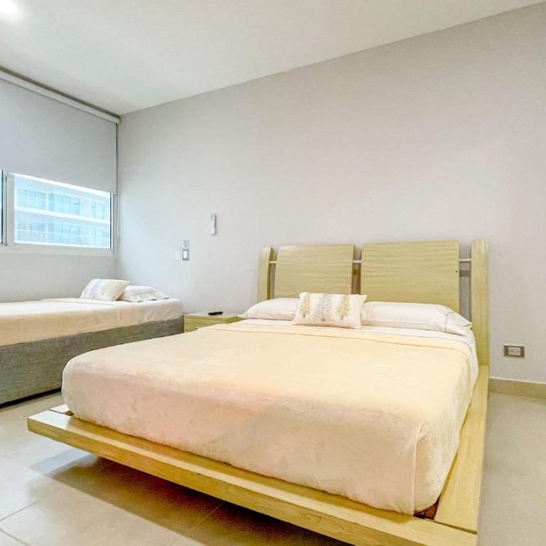 Comodos Aptos en Morros3 con salida directa a la playa, piscina & parking - Two-Bedroom Apartment with Balcony - 20