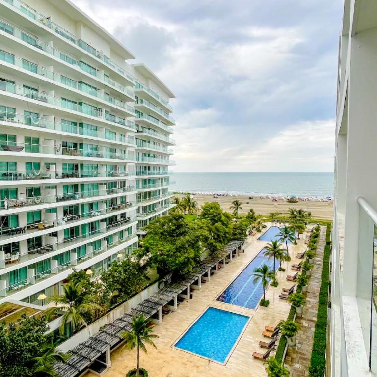 Comodos Aptos en Morros3 con salida directa a la playa, piscina & parking - Two-Bedroom Apartment with Balcony - 38