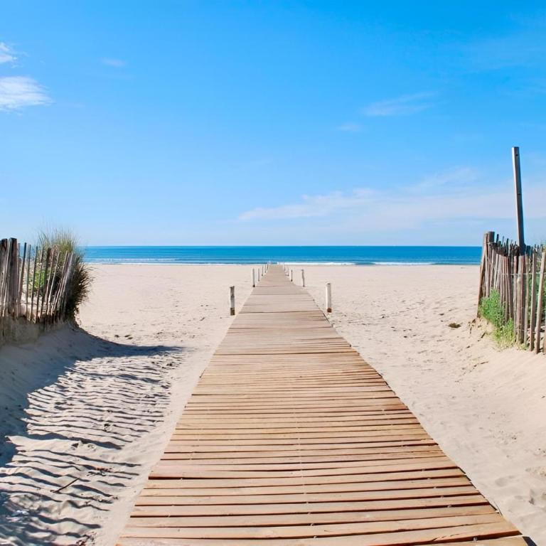 Studio 4 pers, 1ère ligne, Piscine, Vue mer latérale - Apartamento Estudio con vistas al mar - 27