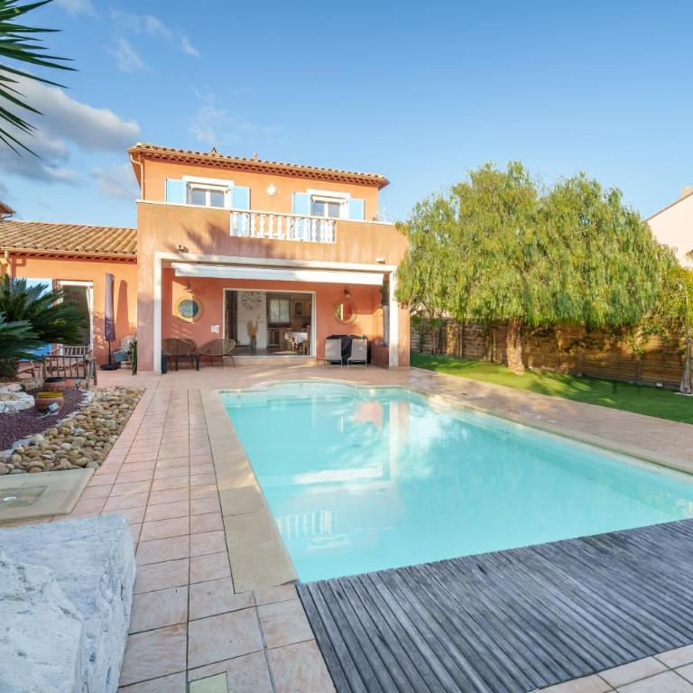 Villa les Citronniers - Piscine 100 m de la plage - Casa con 3 Camere da Letto - 14