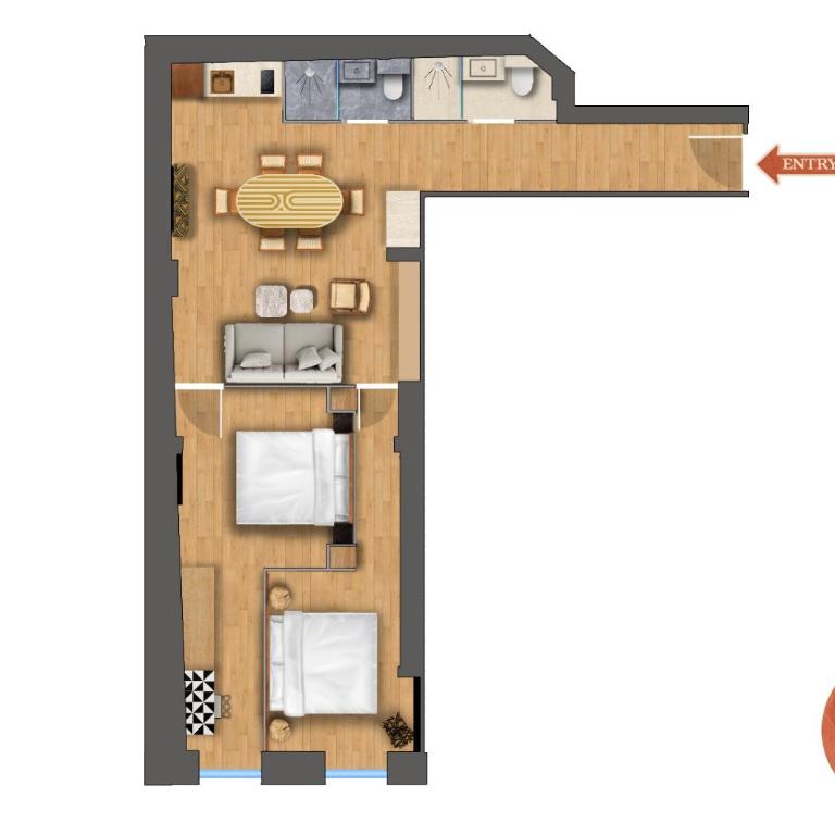 NoChichi Collections - City Center - Two-Bedroom Deluxe Apartment - 21