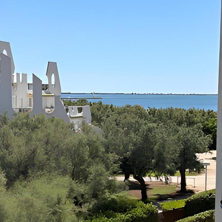 Studio 4 pers, 1ère ligne, Piscine, Vue mer latérale - Apartamento Estudio con vistas al mar - 19