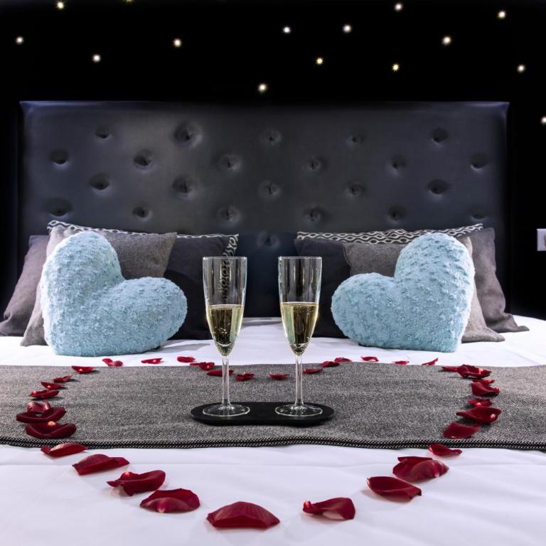 Hôtel Villa Bohème - Suite Deluxe avec Baignoire Spa - 9