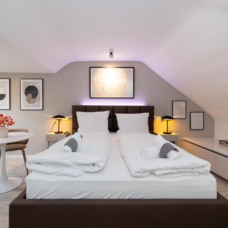 City Penthouse Apartments in Bahnhofsnähe - Apartment mit 1 Schlafzimmer und Terrasse - 9