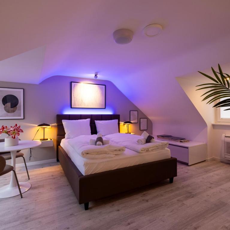 City Penthouse Apartments in Bahnhofsnähe - Apartment mit 1 Schlafzimmer und Terrasse - 12