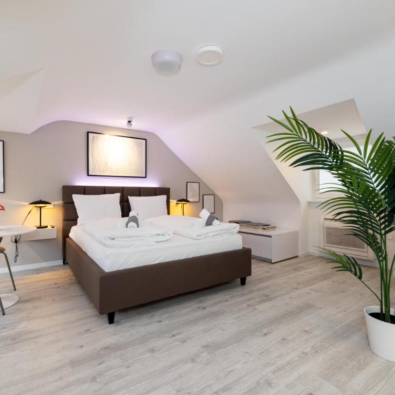City Penthouse Apartments in Bahnhofsnähe - Apartment mit 1 Schlafzimmer und Terrasse - 1