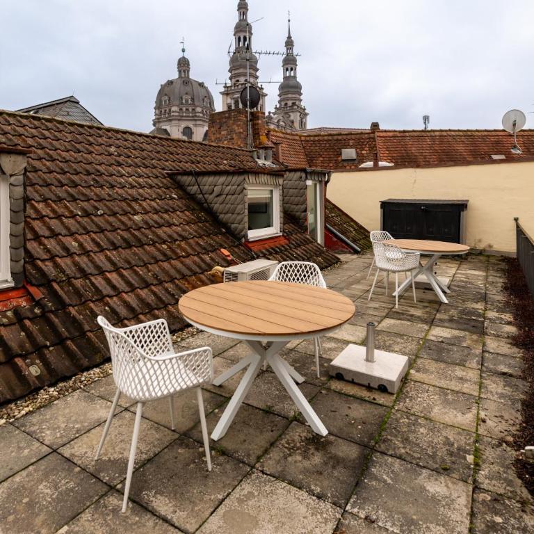 City Penthouse Apartments in Bahnhofsnähe - Apartment mit 1 Schlafzimmer und Terrasse - 13