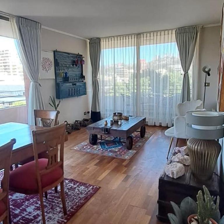 Departamento full equipado Viña del mar con piscina y cerca de la playa - Three-Bedroom Apartment - 11