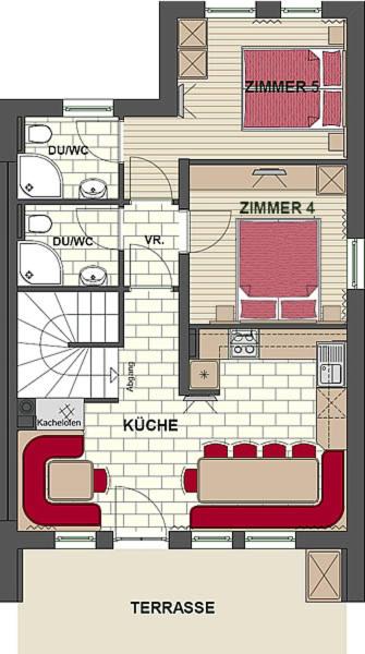 Skihütten LANG auf 1700 m in Hochkrimml, Zillertal Arena - Haus mit 5 Schlafzimmern - 10