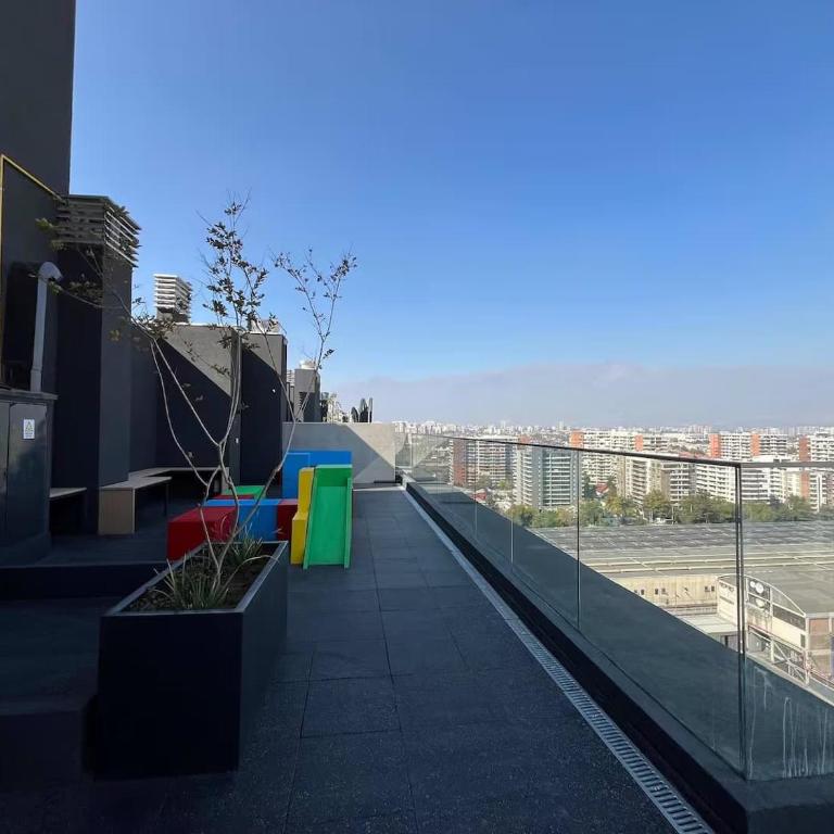 HOM I Terraza Metro Irarrazaval Wifi Nunoa - Apartment - 60
