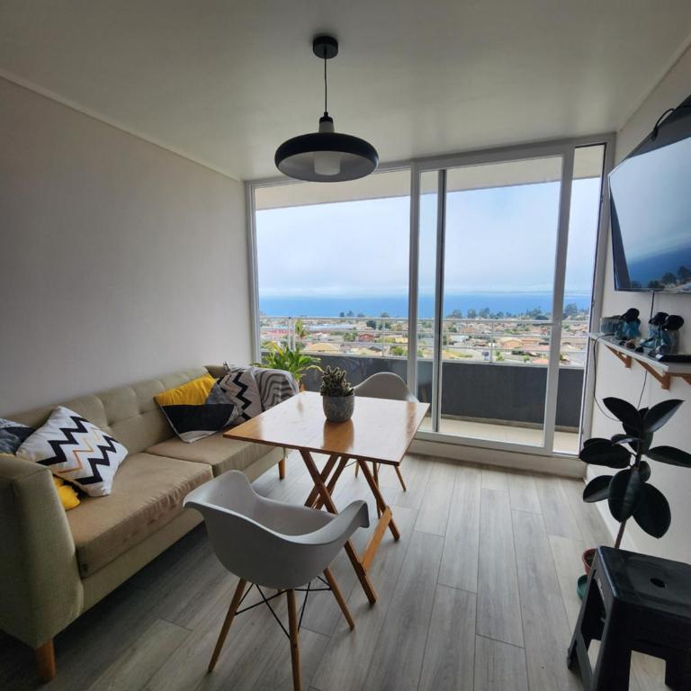 2 dormitorios 2 baños con vista al mar y estacionamiento - Two-Bedroom Apartment - 1