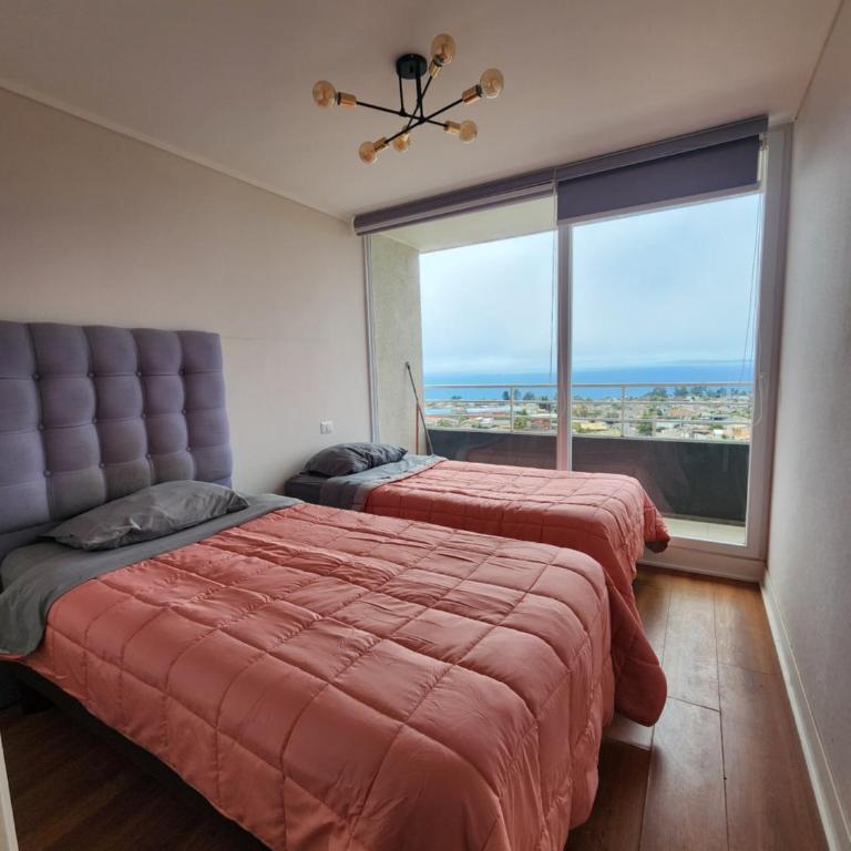 2 dormitorios 2 baños con vista al mar y estacionamiento - Two-Bedroom Apartment - 9