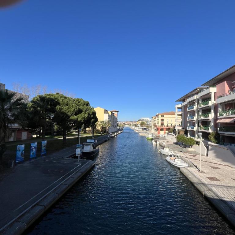 Port Frejus Le Nautica T2-3 capacite 4-5 p - Apartment mit 2 Schlafzimmern und Terrasse - 28