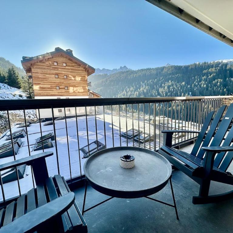 NEW 4 pp design appartment, ski in-out, mountain view - Apartment mit 1 Schlafzimmer - 8