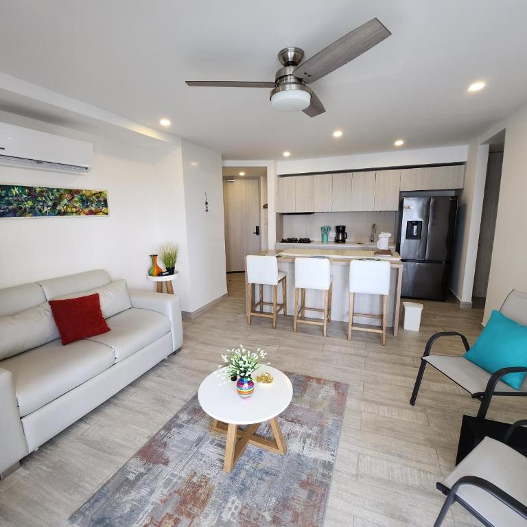 Cartagena Exclusive Apartment with Jacuzzi - Apartamento de 1 dormitorio con balcón y vistas al mar - 6