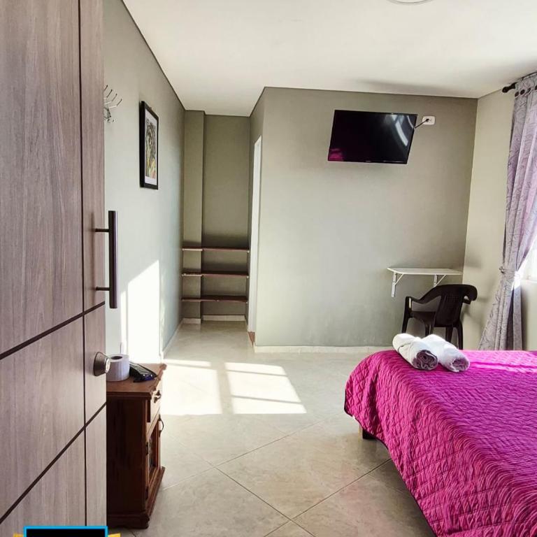 Paraíso Hotel Ubaté - Habitación Individual con baño privado - 2
