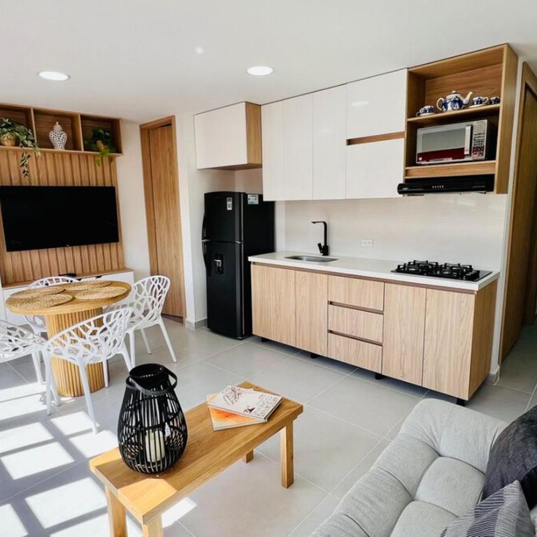 Apto full Ubicación Plazoleta Zocalos Plaza Ppal - One-Bedroom Apartment - 40
